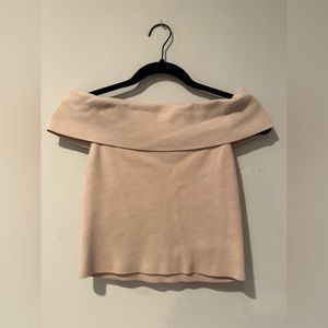 Express Off the Shoulder Sweater Top